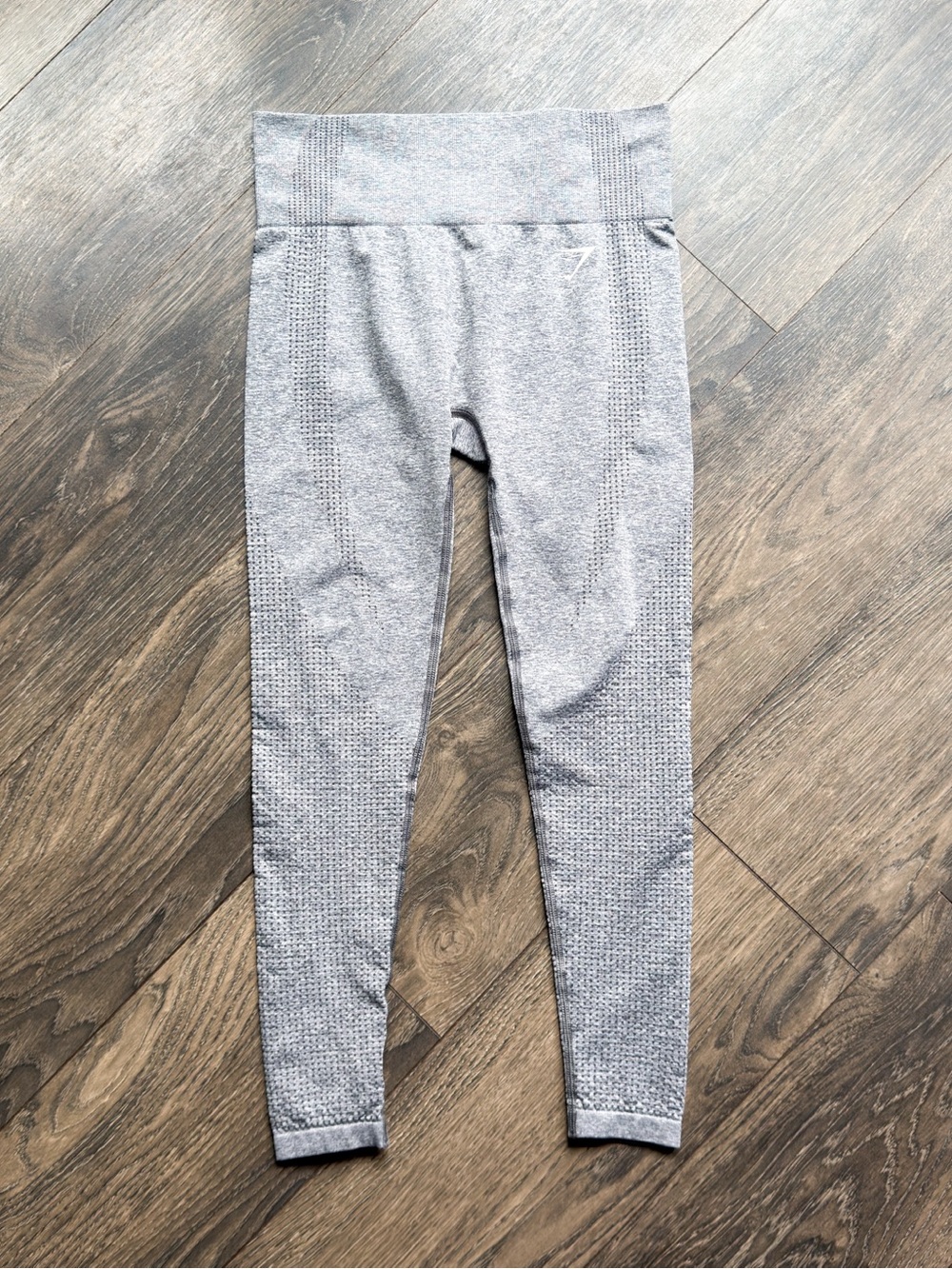 Gymshark Women’s Small Gray Seamless High Waisted Leggings Workout Athletic